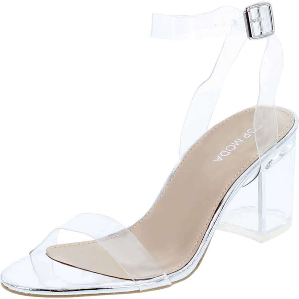Top Moda Ivan-1 Silver Womens sandals 6 NEW